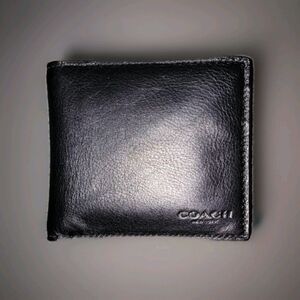 Coach Black Leather Wallet